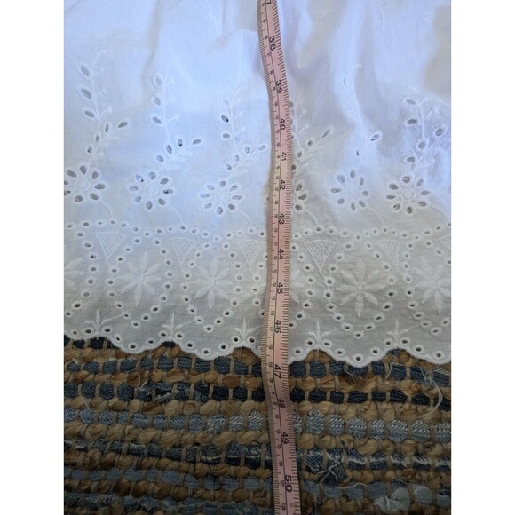 Flying Tomato Maxi Dress Boho Smocked Sleeveless Large White Fully Lined Bows - Picture 5 of 8